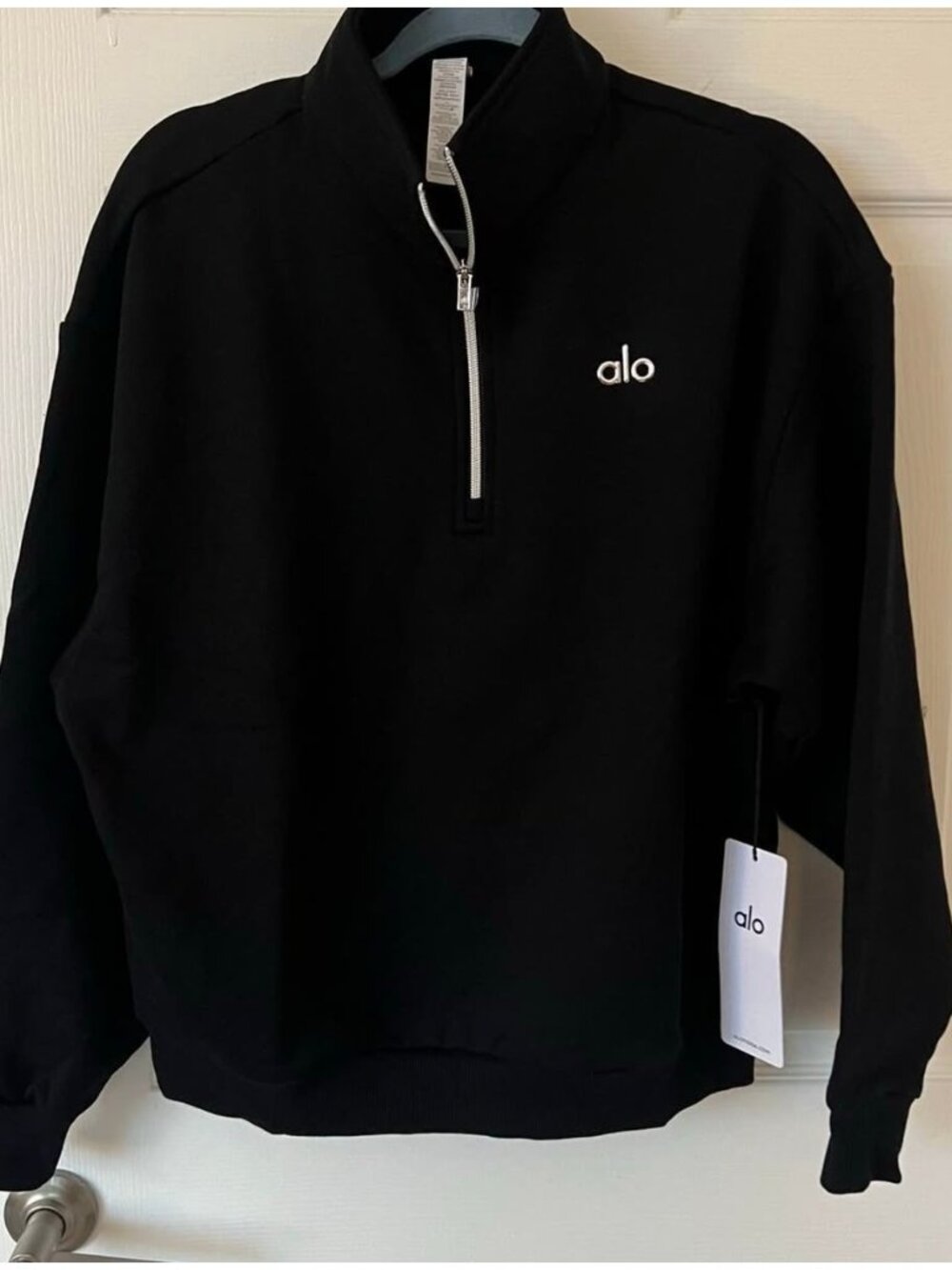 alo Half-Zip Stand-Up Collar Sweatshirt